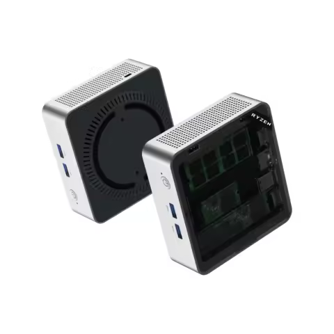 SZBOX Z43 Mini PC AMD Ryzen 3 4300U 4 Core Dual Channel DDR4 M.2 SSD WiFI6 BT5.3 RJ45 2.5G LAN Windows 11 Pro Office Computer