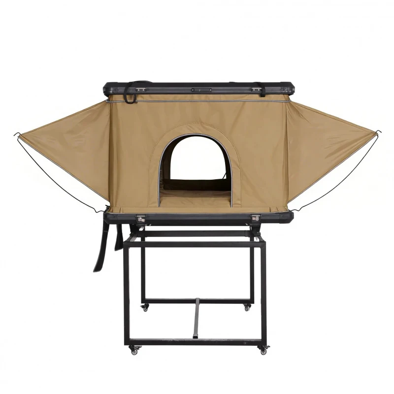 Fully Automatic Folding 4WD Rooftop Tent with Aluminum Frame Outdoor Camping Overlanding
