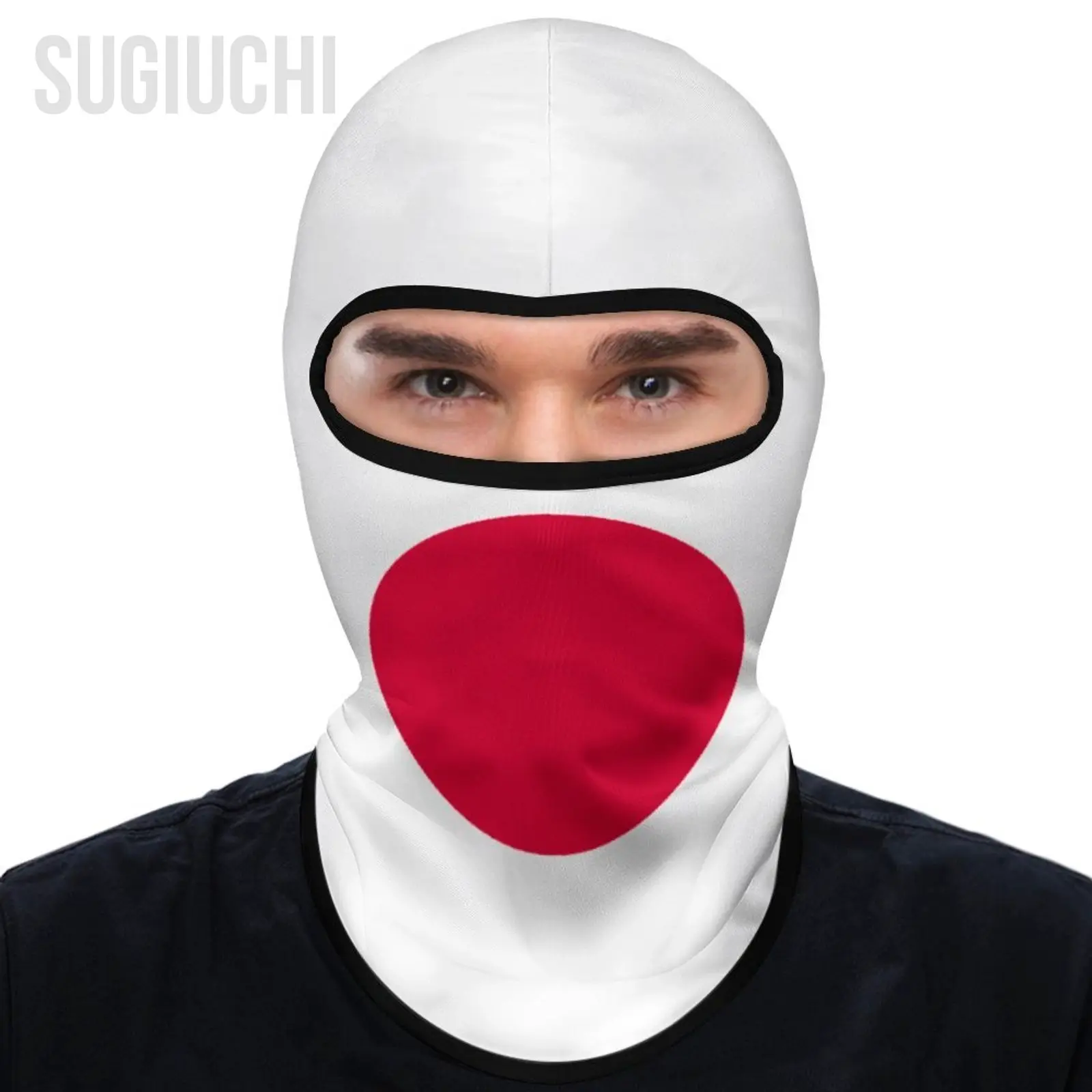 Japan Flag Outdoor Cool Sunscreen Motorcycle Face Mask Moto Biker Wind Cap Mask Stopper Windproof Bicycle Cycling Headgear