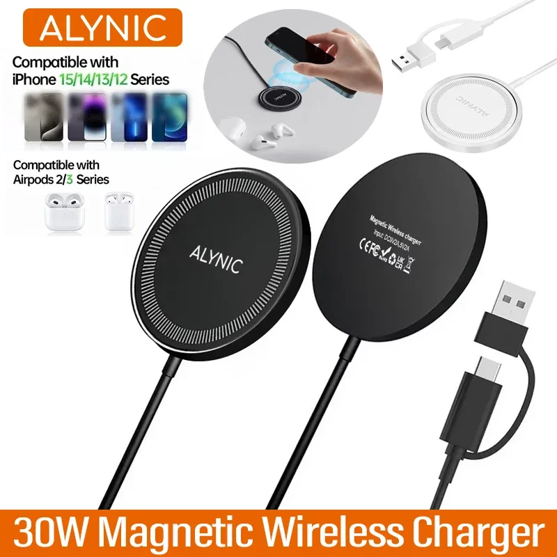 30W Magnetic Wirele… - image