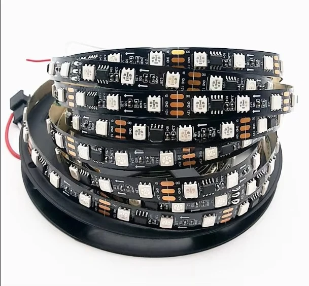 

Addressable RGB LED Light Strips SMD2835 DC5V Copper Body Cuttable with Remote Control for Landscape Lighting