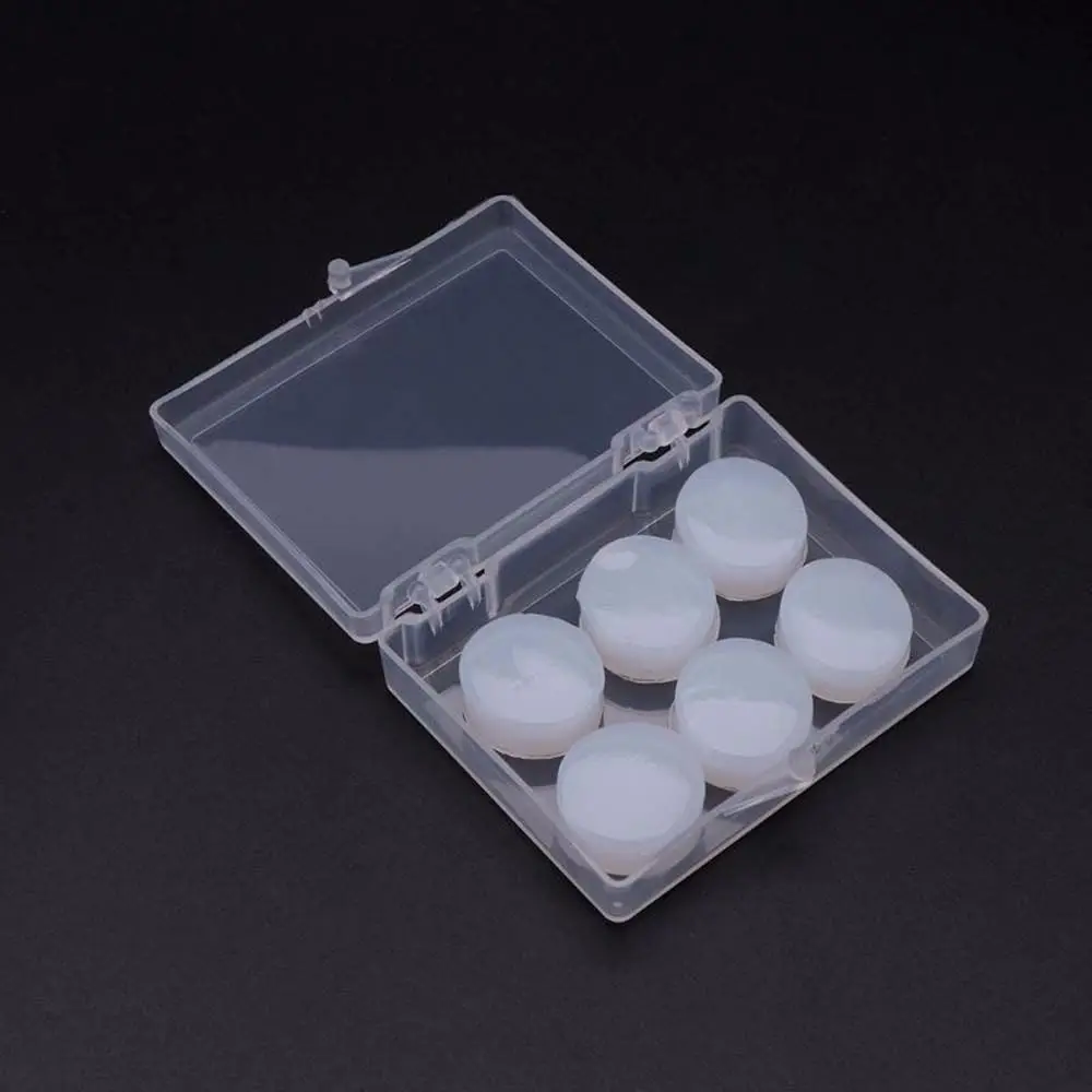 

6PCS For Adult Children Anti-Noise Water Sports Supplies Soft Silicone Slpeeping Aid Ear Protector Ear Plugs Earbud Earmuffs