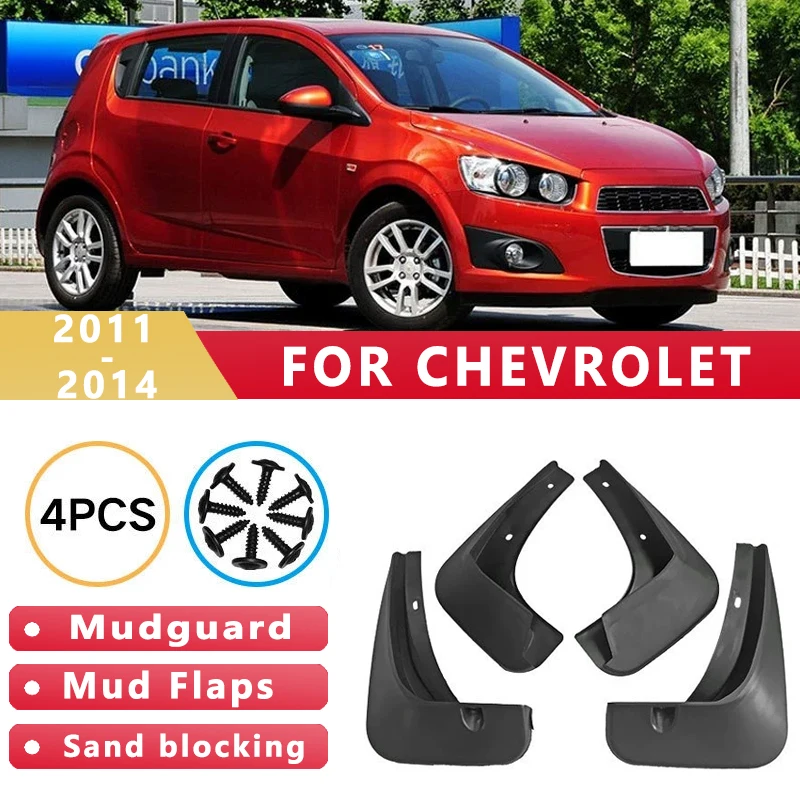 

Mud Flaps Fit for CHEVROLET 2011-2014 Mudguards Tire Fenders Splash Proof Accessories Wheel Guards 4ps