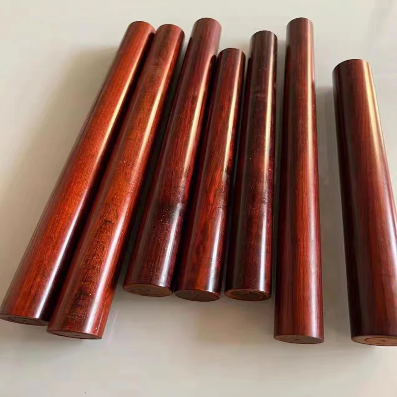 Small Leaf Rosewood Round Stick DIY Handmade Material Fitness Stick Drumstick Material