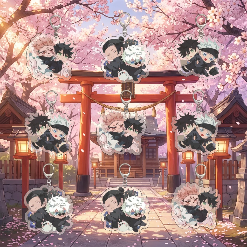 

Аниме дзюдзюцу кайсен акриловый брелок Gojo Satoru фигурка кулон креативные аксессуары для косплея игры товары подарок