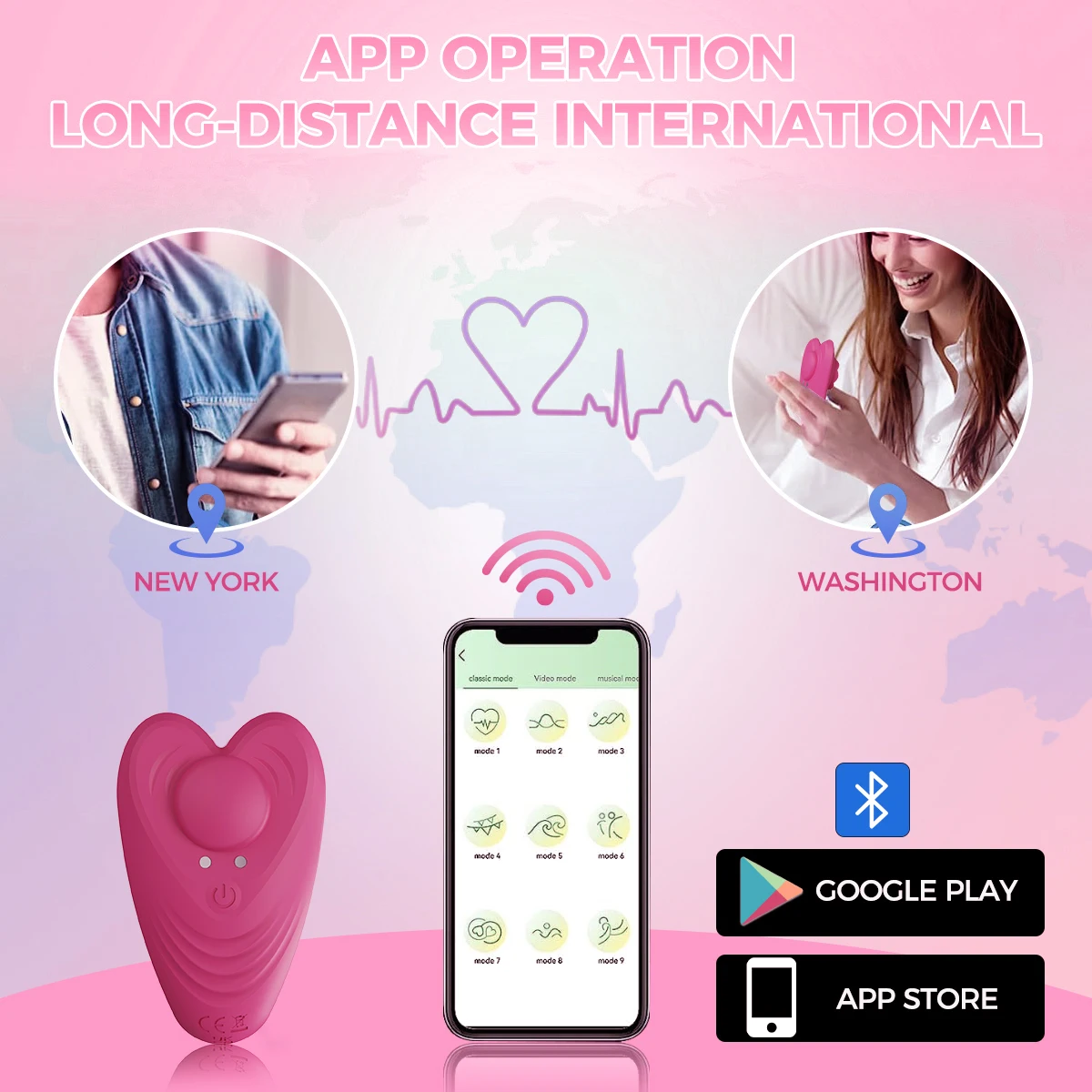 ウェアラブルクリトリスバイブレーター女性用オナニーパンティーバイブレーターアプリ制御クリトリス刺激装置大人の大人のおもちゃ女性カップル用18歳以上