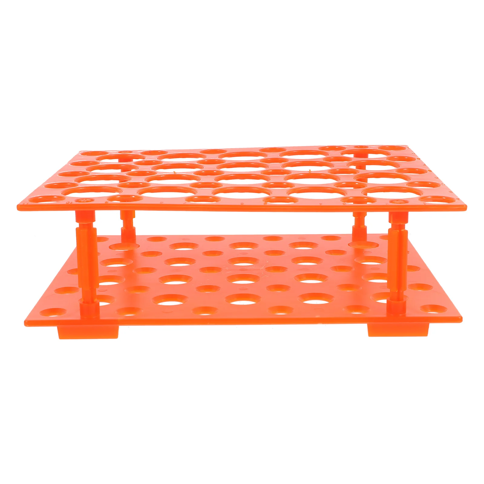 

50 Holes Detachable Tube Lab Equipment For 15Ml 50Ml Tubes Orange Rack Holder Organizing Storage Solution Lab