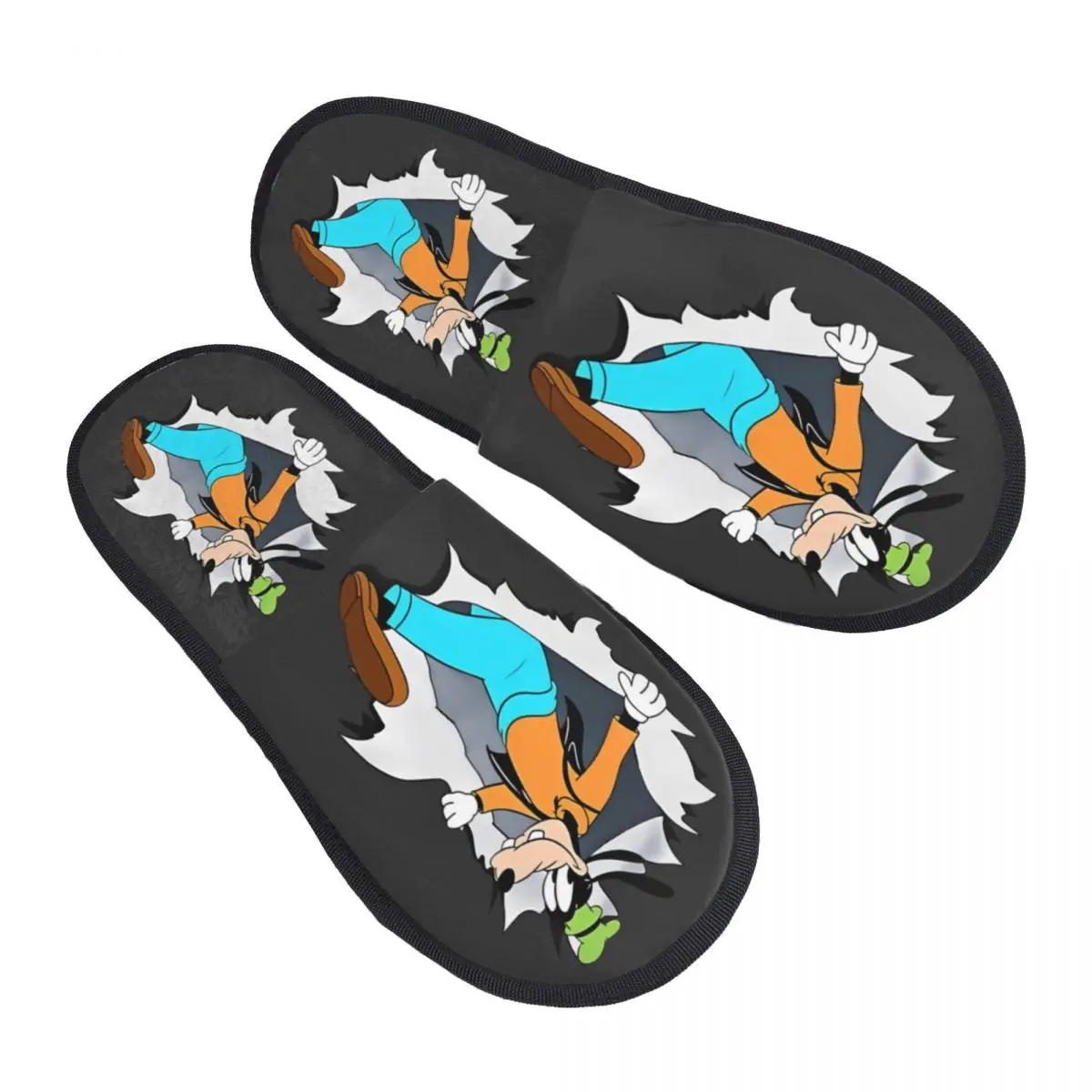 

Custom Goofy Memory Foam Slippers Women Cozy Warm Cartoons House Slippers