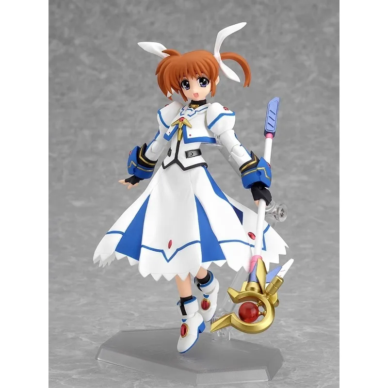 In Stock Original Max Factory Figma 053 Yuuno Scrya Nanoha Takamachi Magical Girl Lyrical Nanoha 12cm Model Animation Character