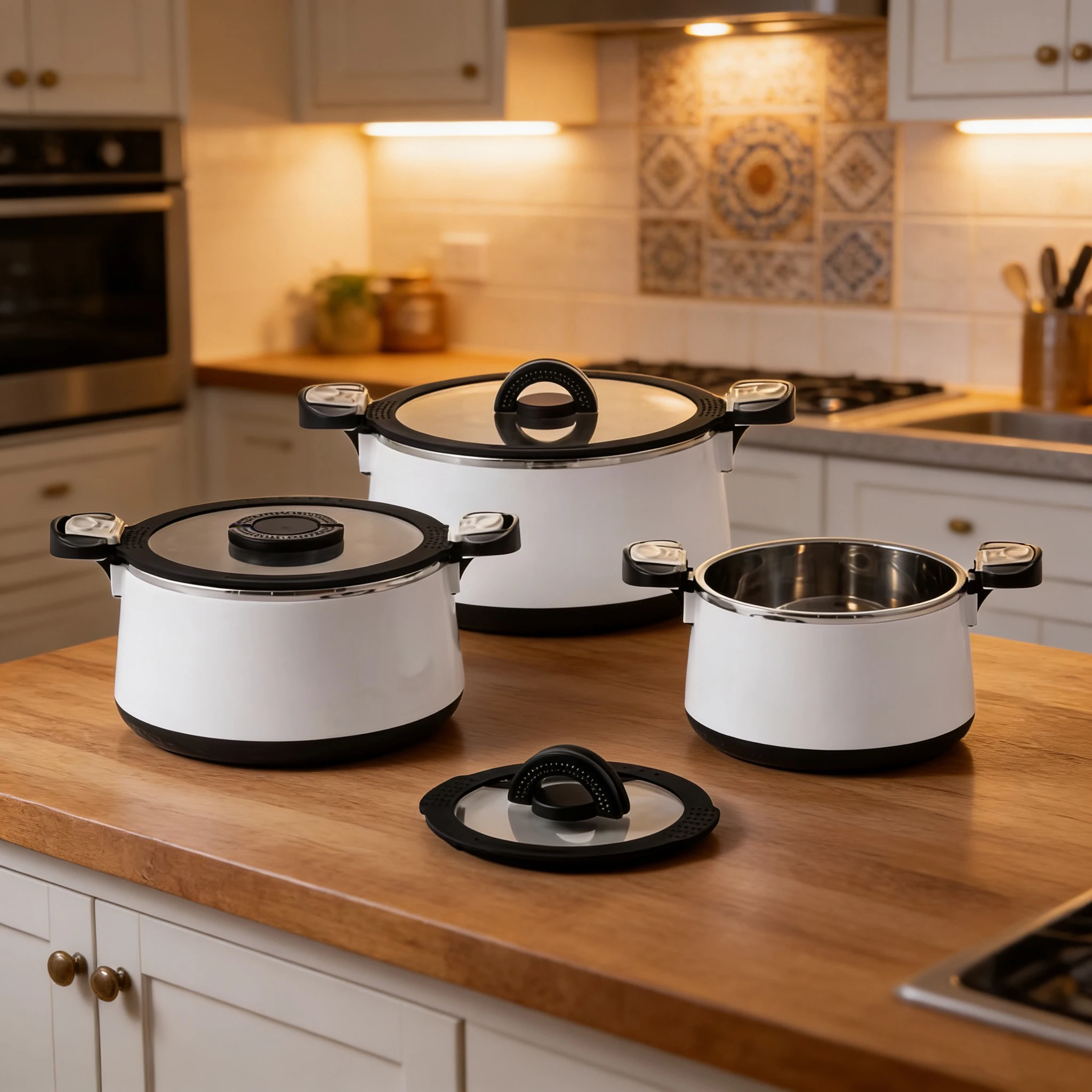 2026 New Factory Wholesale Product  Customized 4 Pcs Set Keep Fresh Casserole Food Warmer Container Hot Pot Set