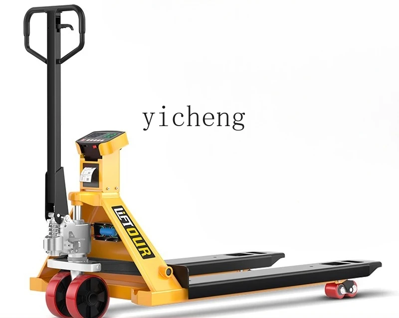 

ZYA Hydraulic Electronic Scale Forklift Fully Electric with Weighing Function Pallet Jack Lifting and Unloading Small Forklift