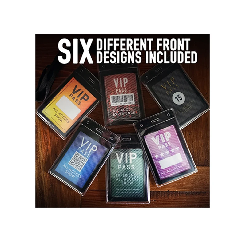 VIP PASS  Card Magic Tricks Close Up Magic Props Mentalism Magia Prophecy Singed Card Illusions Gimmick + Tutorial