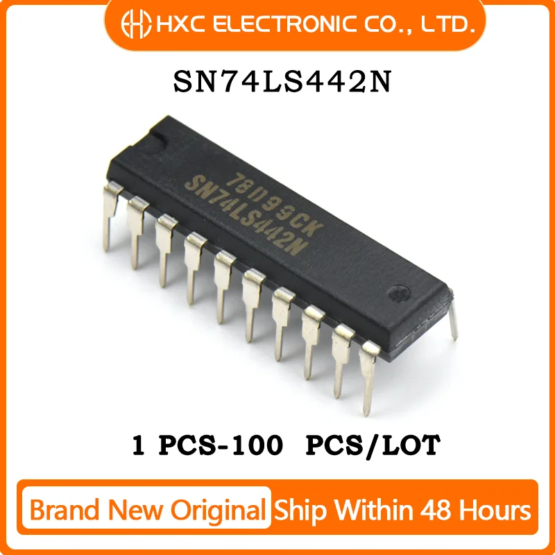 

1PCS/10PCS/50PCS/100PCS SN74LS442N DIP20 74LS442N 74LS442 Chip Integrated Circuits Chips