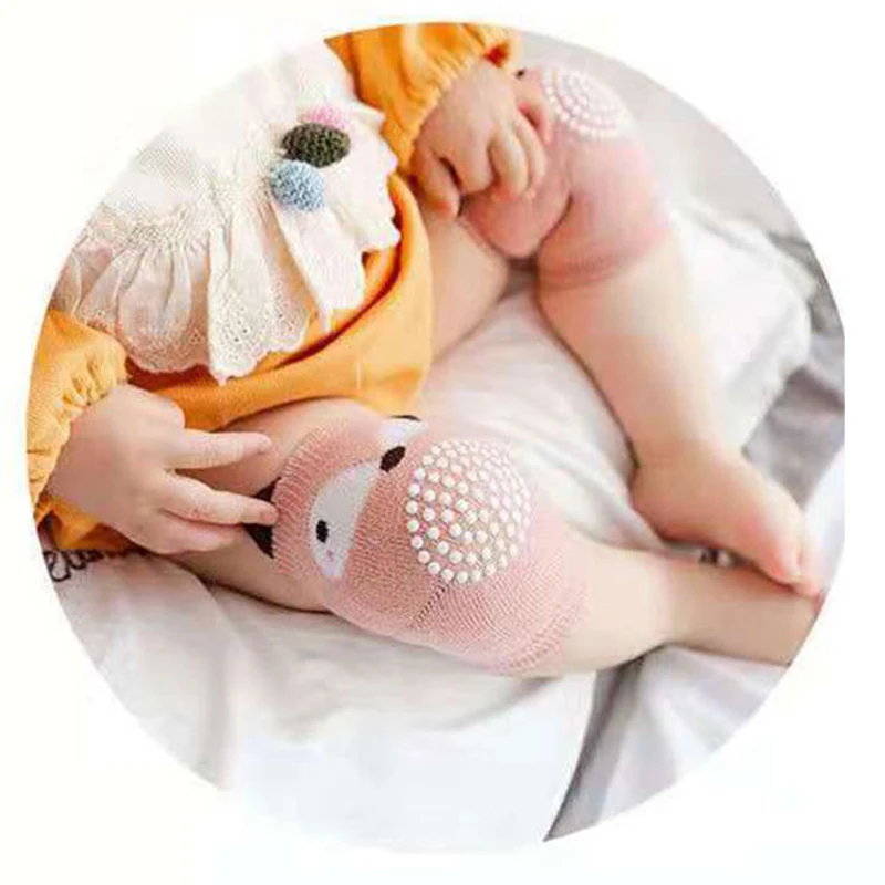 Sicherheit Baby Knieschoner Säugling Kinder Krabbeln Ellenbogen Kissen Baumwolle Beinwärmer Atmungsaktive Knieschützer Spaziergang Unterstützung Schutz 0-3Y