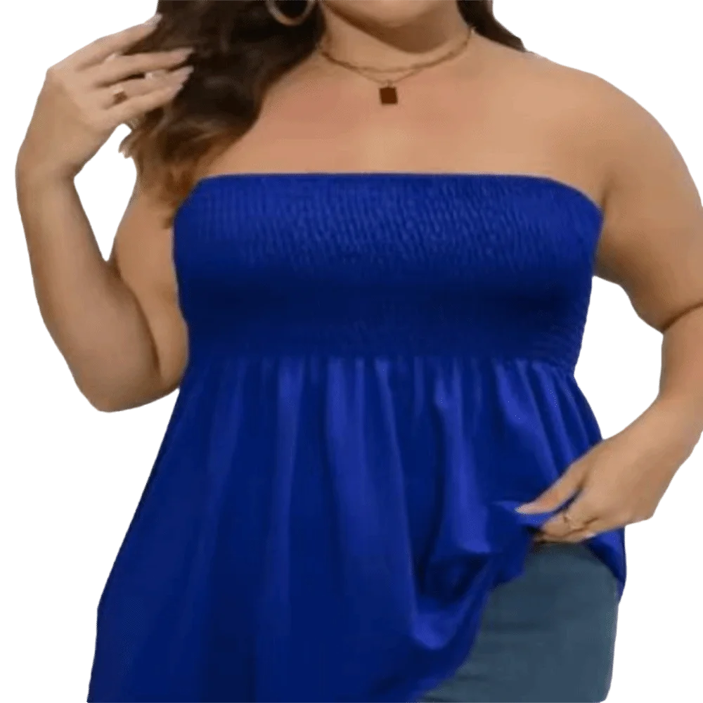 

Fashion Solid Color Women Vest Top Loose Fit Ribbed Texture Off-Shoulder Crop Top Sleeveless Plus Size Tank Top Hot Girl