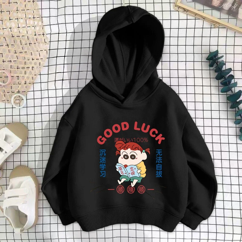 هوديي شين تشان الأحمر الاحتفالي 2026 هدية السنة الجديدة للأطفال مطابقة للعائلة #5