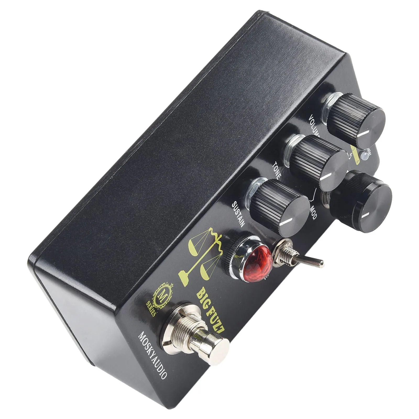 

Педаль Запчасти для гитары Педаль эффектов для гитары 11,5*6,5*5 см 1 шт. 300 г Черный Booster Distortion/FUZZ ToneBender Two Vioce