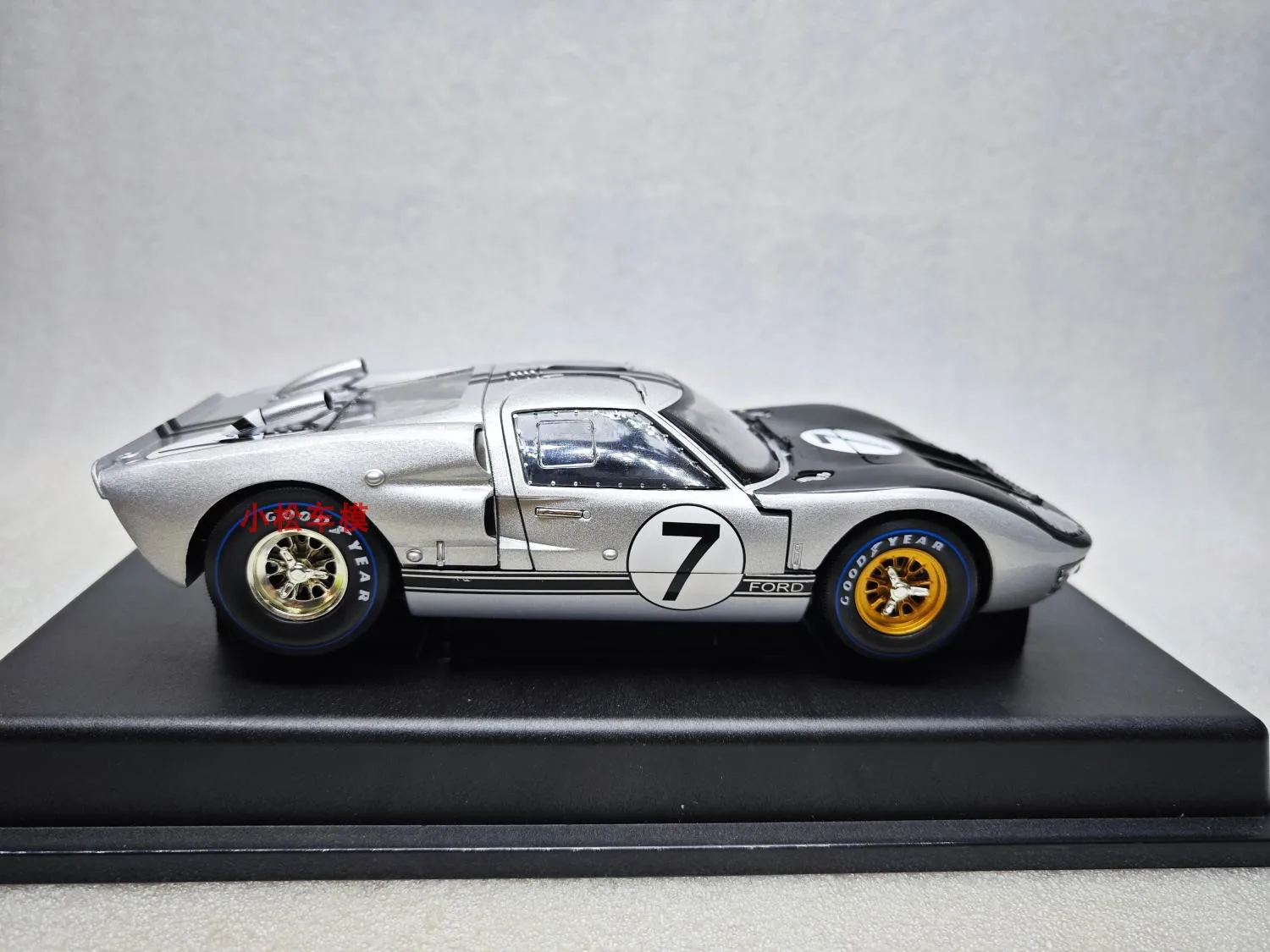 1:18 1966 Ford GT-40 MK II #7 High Simulation Alloy Car Model Collectible Toy Gift Souvenir Display Ornament