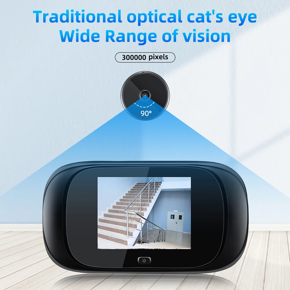 Camluxy 2,8 Zoll LCD-Display digitale Guckloch Türklingel 90 ° Weitwinkel Viewer Cat Eye Tür Kamera Outdoor-Monitor Home Security
