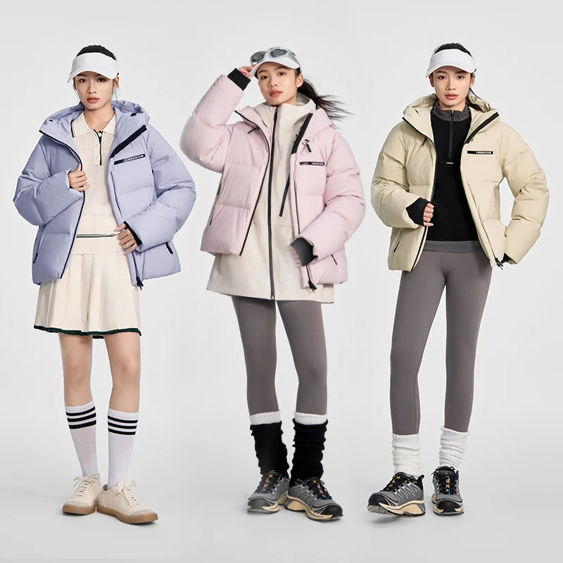 Chericom-Chaqueta de plumón de invierno para mujer, abrigos acolchados cálidos cortos con capucha, prendas de vestir exteriores, chaqueta acolchada ligera y sólida de ocio Y309095Y