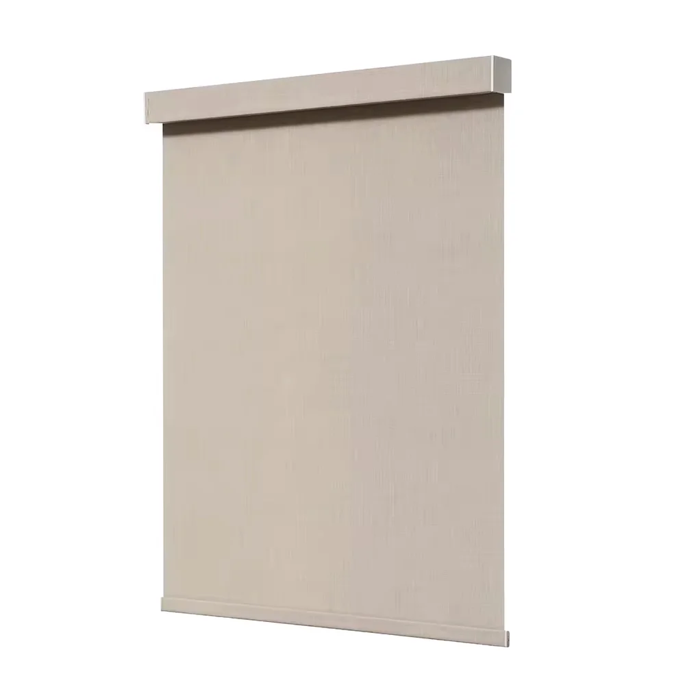 Modern Design Outdoor Waterproof And Uv Protection Blackout Cordless Manual Spring Roller Blinds For Home