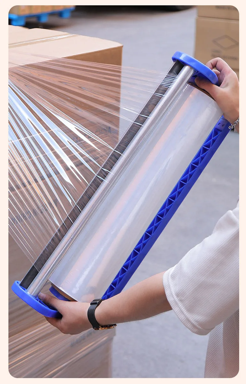 Manual Wrapping Film Packaging Machine Metal Hand Membrane Puller Perimembrane Manual Support Pack Cling Film,Packing Handle