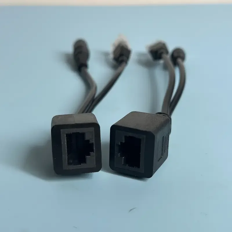 12-48 فولت POE كابل الطاقة السلبية عبر إيثرنت كابل محول POE الفاصل RJ45 حاقن وحدة امدادات الطاقة لكاميرا IP