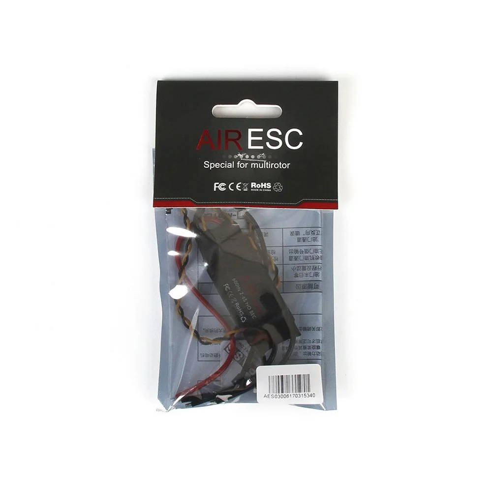 T-MOTOR ESC Air 40A (2-6S 600HZ NO BEC) Brushless Motor Electronic Speed Controller for Multicopter