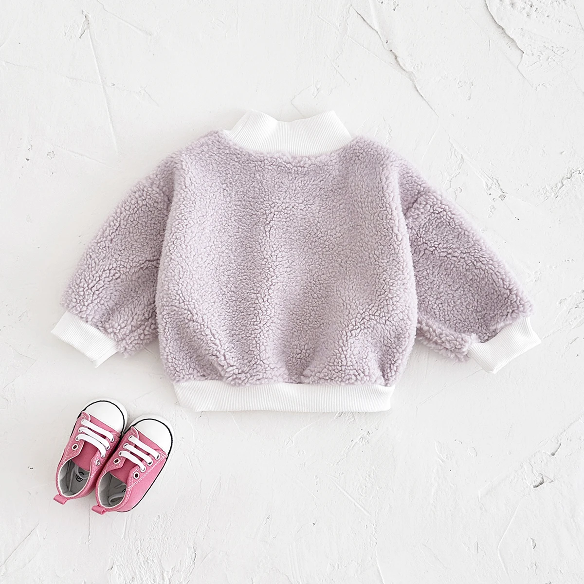 0-3Y Infant Baby Girl Clothes Winter Thick Baby Tops Pullover Outerwear Macaron Hairball Stylish Newborn Baby Warm Girls Coat