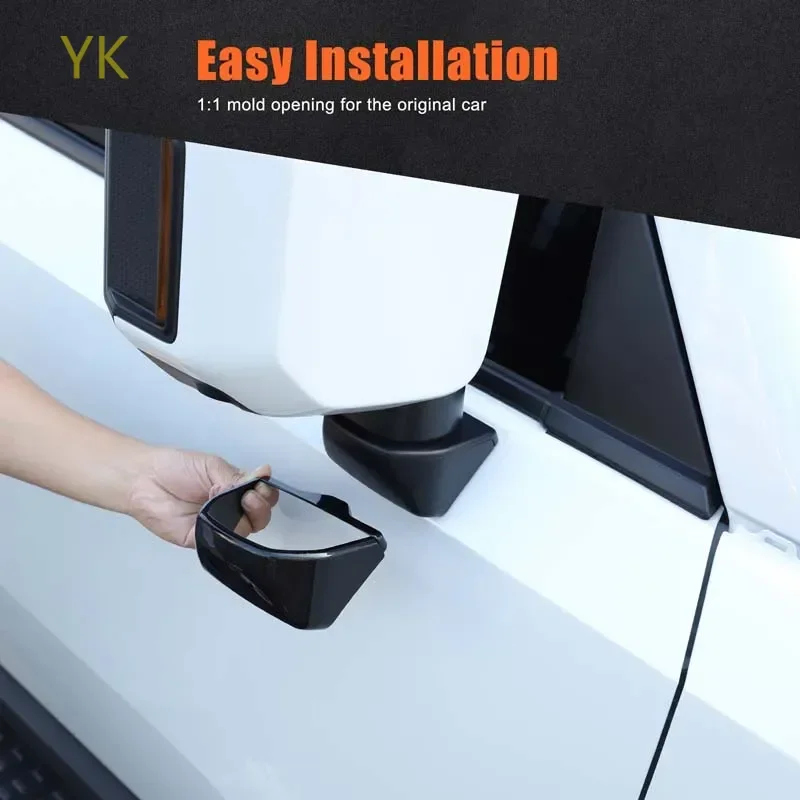 

Для Toyota Land Cruiser 250 Prado LC250 2024-2025 ABS боковое зеркало автомобиля нижняя крышка декоративная наклейка автомобильные аксессуары