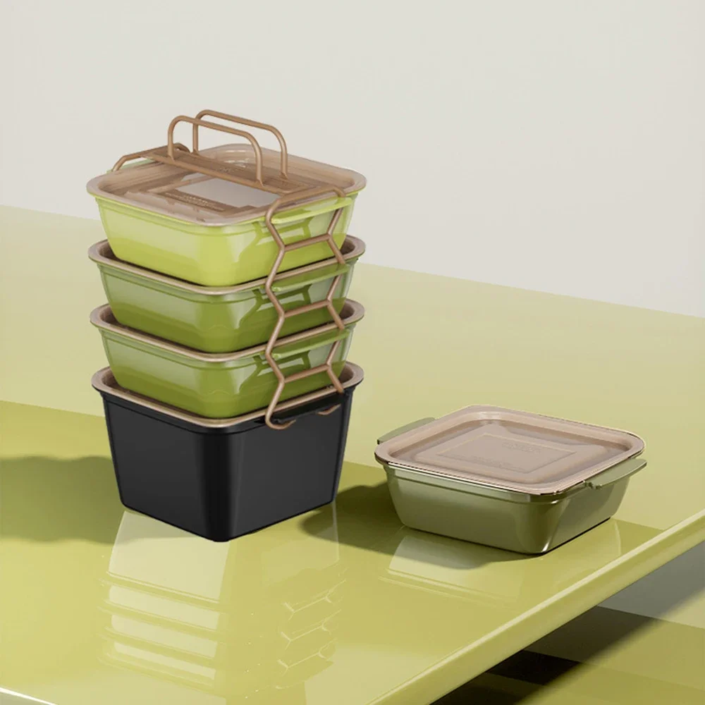

Bento Box Portable Folding Outdoor Picnic Box - Multi-Function Food-Grade Lunch & Fruit Container Leak-Proof & Microwave
