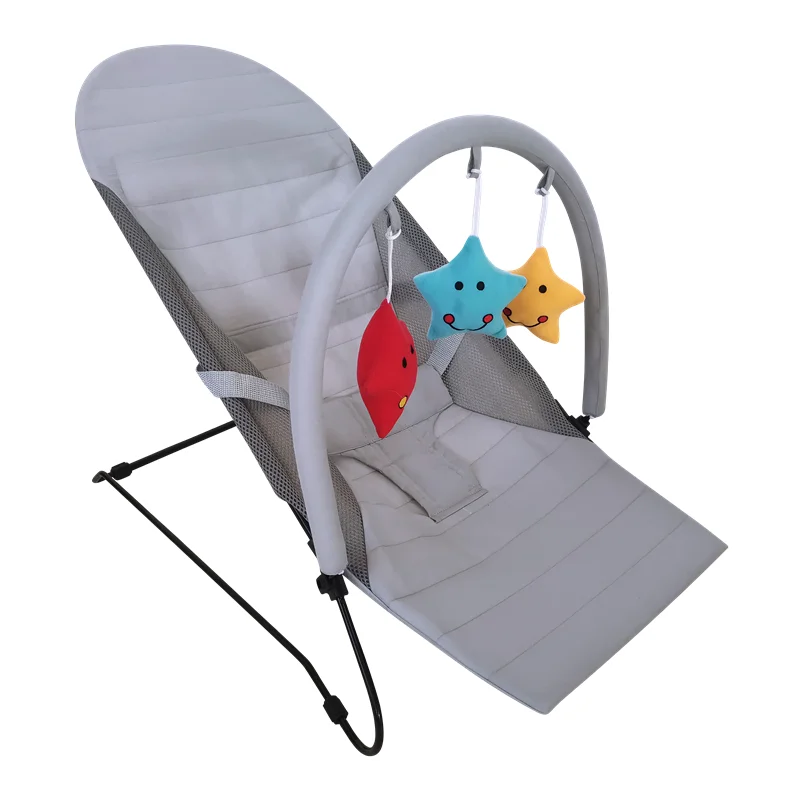 Foldable baby balance chair rocker kids relaxing rocking chair balance cotton baby bouncer children swing rocking chair