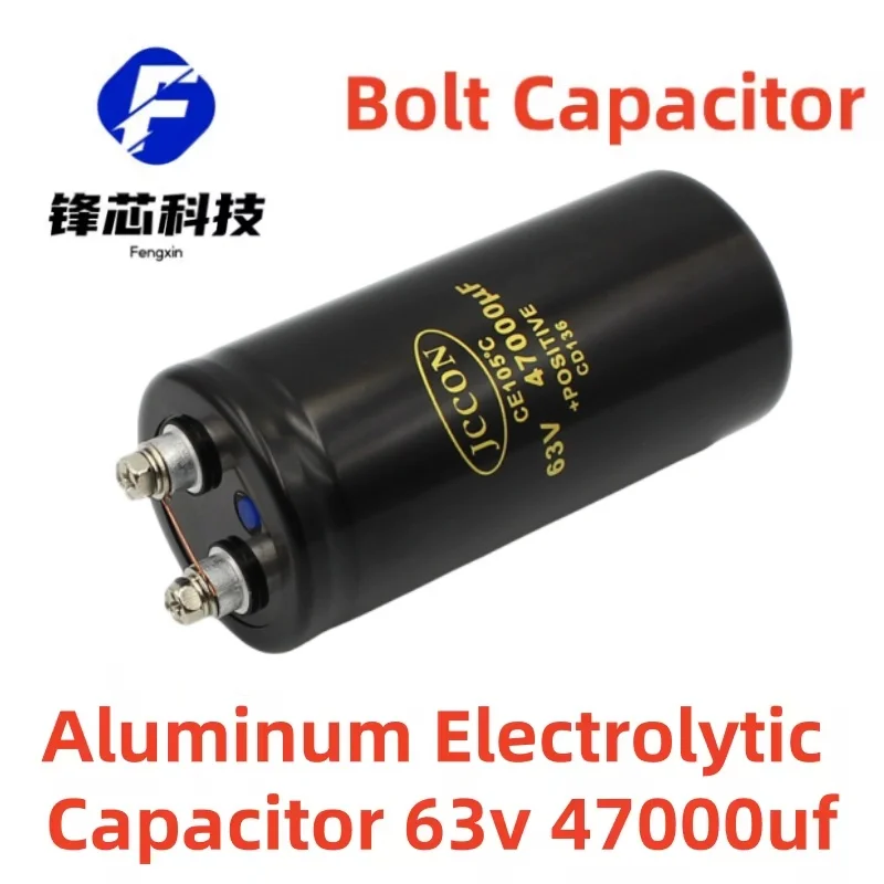 

63v 47000uf 50x105 Aluminum Electrolytic Capacitor Inverter Welder 63v47000uf Screw Foot Bolt Capacitor
