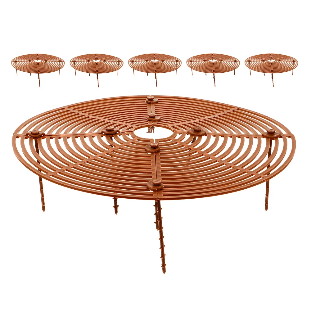 

6Pcs Pet Protection Flowerpot Cover Hollow Grid Design Plant Pot Soil Protector Guard Prevent Dogs Cats Digging Indoor Outdoor