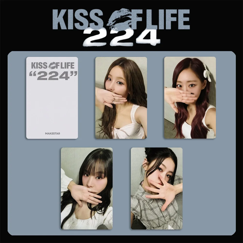 Kiss Of Life Album 224 Cartoline Fotografiche K4 Withmuu Makestar Ver Card Stile Coreano Lomo Card Belle Antty Julie Collezione Di Fan Regalo-image