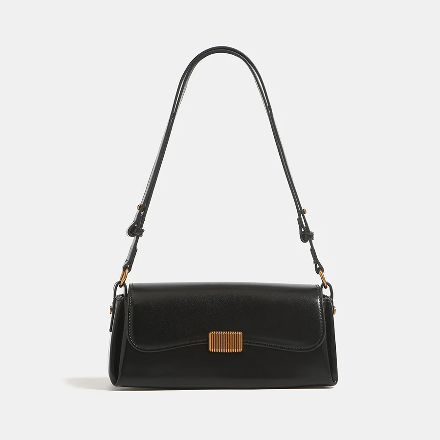 

Модные сумки на плечо из искусственной кожи для женщин, однотонная сумка-флип подмышками, женская маленькая квадратная сумка, повседневные сумки-шоппер