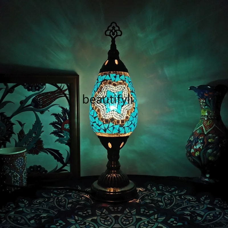 Turkish Characteristic Handmade Table Lamp Living Room Bedroom Study Cafe Homestay Hotel Decorative Table Lamp