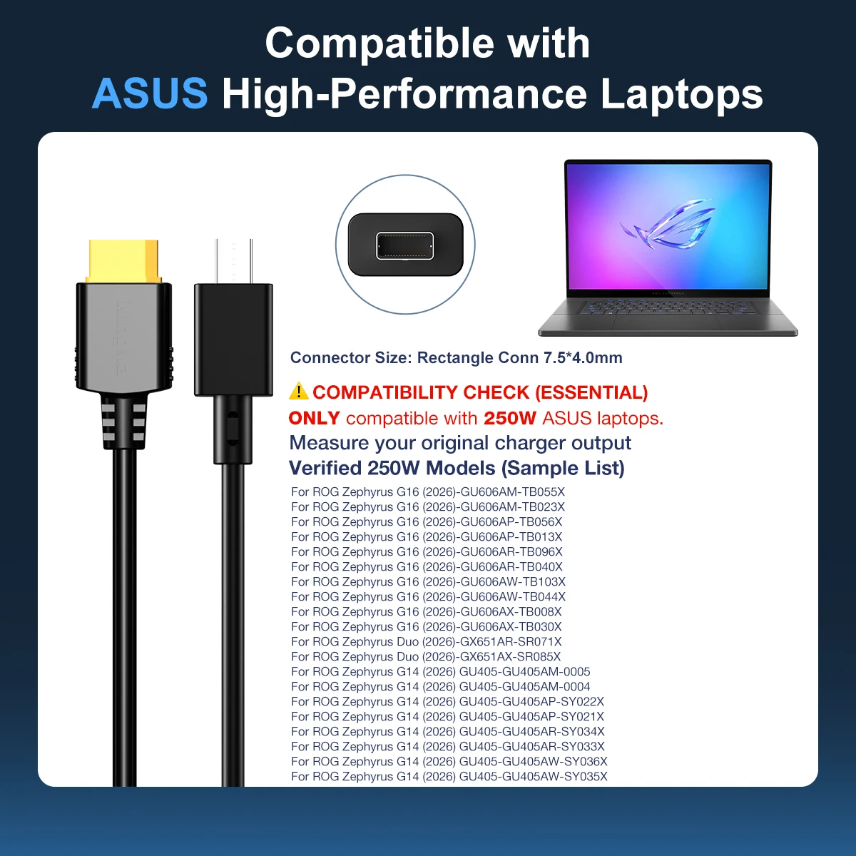Carregador de Laptop GAN de 25 - Pc Gaming Asus avaliação e preço