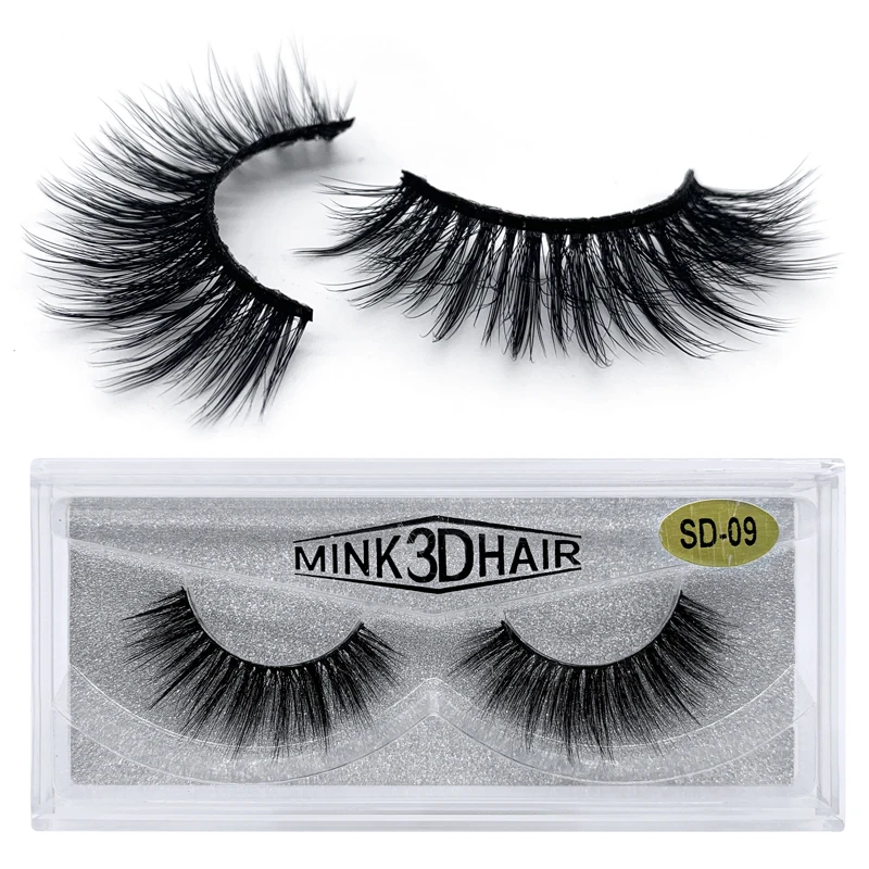3D Faux Mink Eyelashes Multi-Layer Thick Dense False Lashes for Oversized Volume Natural Look Beauty Makeup Accessories