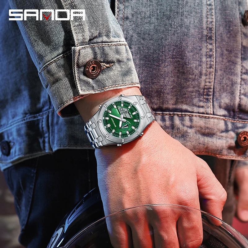 SANDA G style Outdoor Men Digital Watch Top Original Movement LED Display Wristwatch Waterproof Mens Quartz Clock reloj hombre