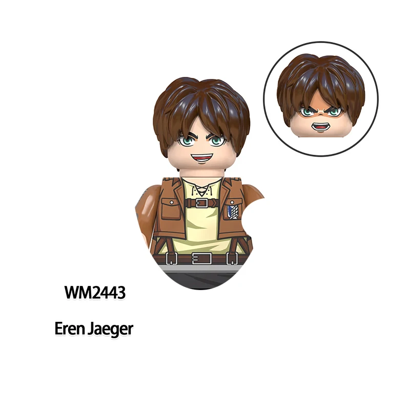 2026 Neue Mini-Bausteine Actionfiguren Attack on Titan Charaktere Bauklötze für Spielzeug Geschenke Kinder