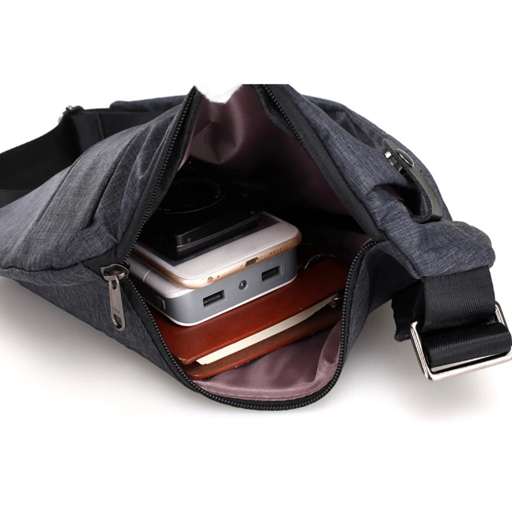

Мужская модная нагрудная сумка, маленькая поясная сумка, большая вместительная многофункциональная поясная сумка, регулируемый ремень, эргономичная мини-сумка на плечо