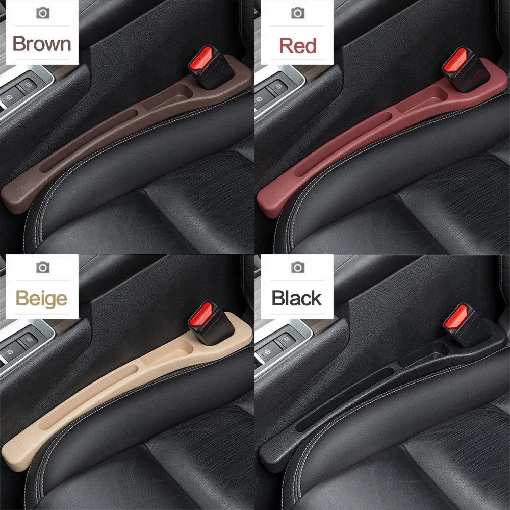 2PCS Car Seat Gap Filler Between Seats Crevice Interior Decoration For Alfa Romeo Stelvio MiTo 159 Giulia Giulietta Accessories