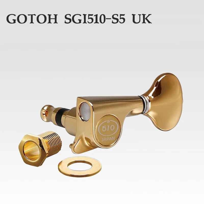 Gotoh SGI510-S5 Ukulele Machine Head Tuner Set, 2L 2R Made in Japan