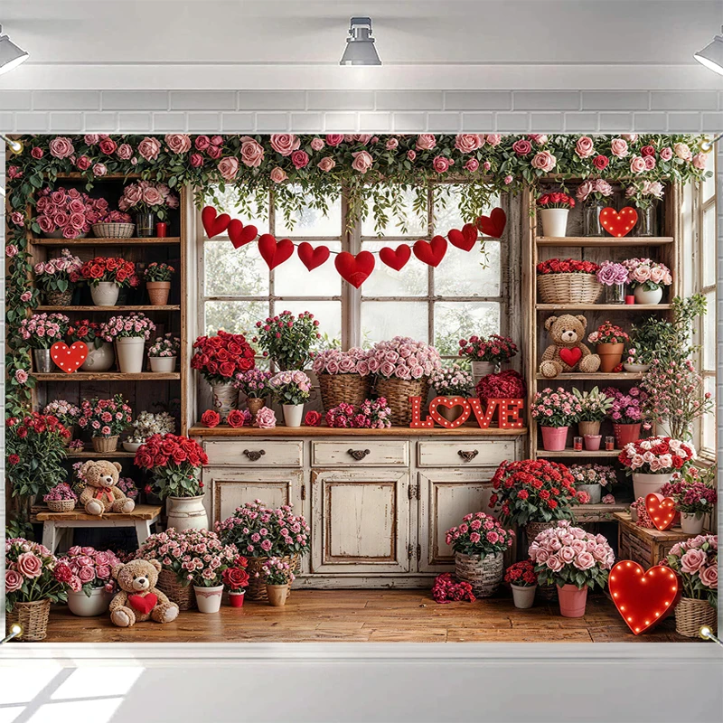 fundo-fotografico-para-o-dia-dos-namorados-decoracao-de-quarto-com-urso-de-brinquedo-branco-flores-estudio-de-fotos-para-aniversario-de-bebe