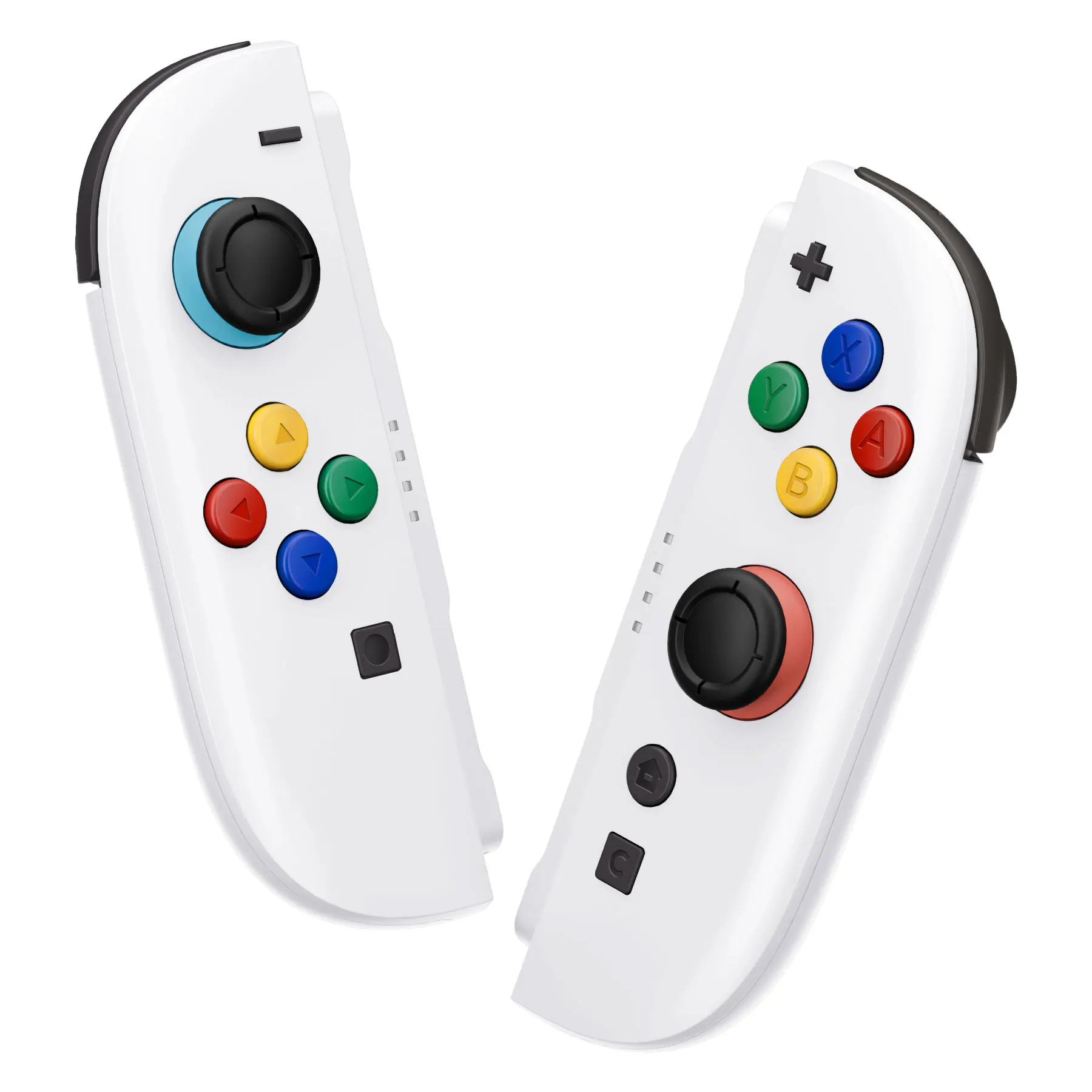 eXtremeRate Boutons de boîtier de rechange pour Joycon 2, bandes décoratives, support central et outils pour Nintendo Switch 2