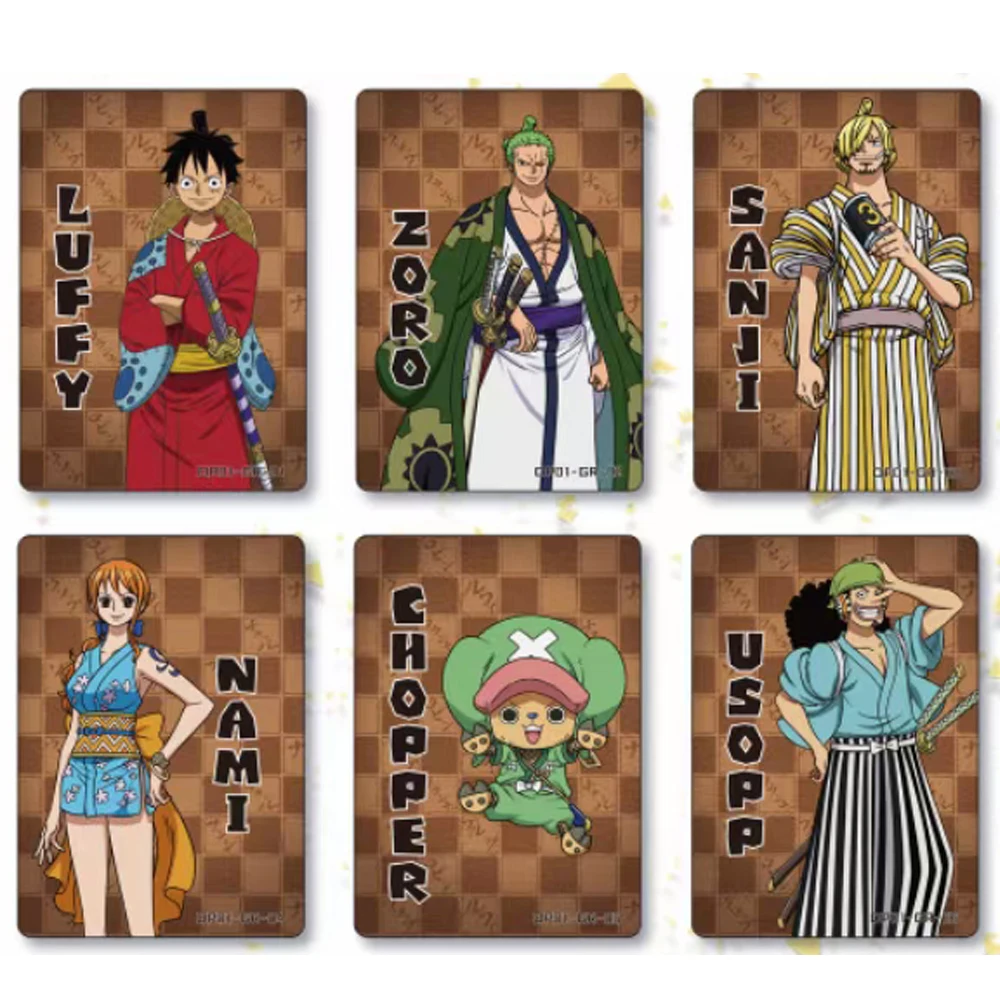 Original TOEI One Piece Card for Children Kaido Anime Cartoon Luffy Zoro Sanji Nami Collectible Cards Kid Game Toy Birthday Gift