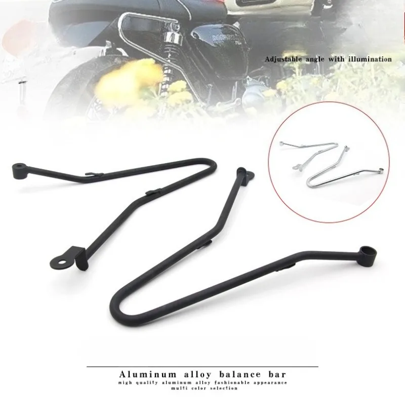 

For Triumph Bonneville SE T100 T900 2001- 2015 2013 2014 Motorcycle Saddle Bag Support Guard Bars Side Mounts Bracket Holder