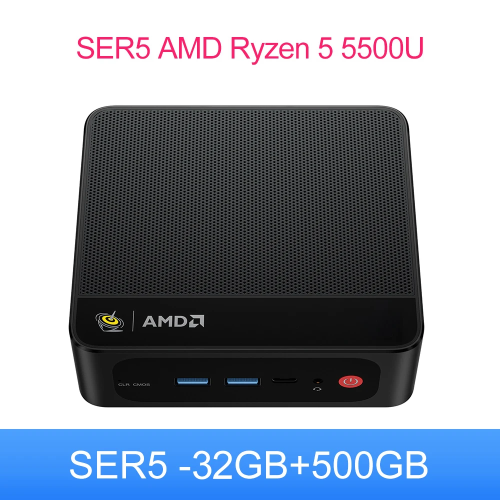 Beelink SER5 5500U Mini PC DDR4 16GB RAM 500GB SER5 PRO Desktop Beelink SER5 5500U Mini PC DDR4 16GB RAM 500GB SER5 PRO Desktop