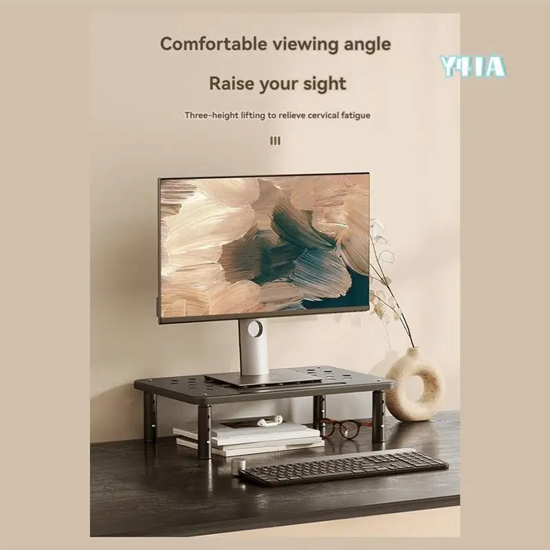 

Adjustable Desktop Monitor Stand Display Stand Screen Rack Holder For Office, Studio, Study & Students A